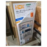HDX 4-Shelf Storage Unit 36" W x 14" L x 54" H