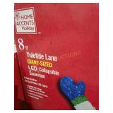 8 Ft Yuletide Lane LED Collapsible Snowman
