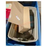 Totes with out lids & Box of Halex Protector