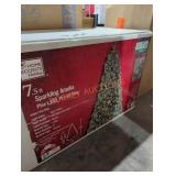 7.5" sparkling Amelia pine led pre lit tree