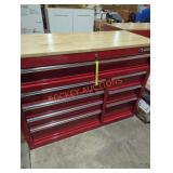 Husky 42" 8 drawer rolling tool chest red