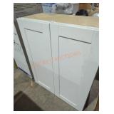 30" x 13" x 36" white wall cabinet