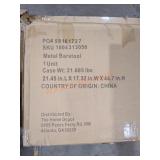 Metal Barstool 21.45" L x 17.32" W x 44.7" H