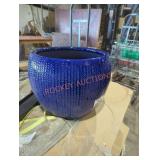 1 17" cobalt blue pot