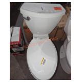 Two Piece Elongated Toilet, White