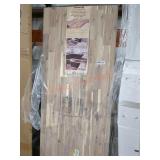 Counter Top Natural Wood 72" x 25" x 1"