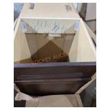 Vanity 18" Sedgewood Collection Dark Cognac Color