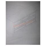 7-Drawer White Dresser Vanity Table Cupboard