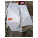 Laundry Pedestals Quantity 2 White