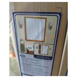 1 medicine cabinet 24" x 26" x 4.5"