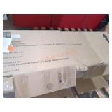 Skid Lot 68" Electric Fireplace TV Stand in Light