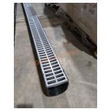 Storm Drain 10 Ft Channel W/ Portland Gray Grate