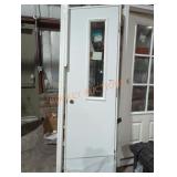 White Door w/ Window & Frame 81" x 25.5"