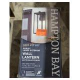 Hampton Bay Hurley Large Exterior Wall Lantern