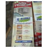 45" x 45" Ceiling Storage Unit, White