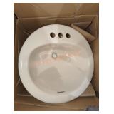 Glacier Bay Drop In Sink, Off White