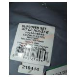 Slipcover set cushion guard unknown size green