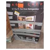 Magic Chef 3.1cu.ft. Two Door Refrigerator