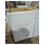 21" x 25" x 35" white cabinet base