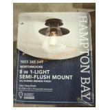 Hampton Bay Northmoore 8-in-1 Light, Bronze