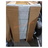 Base Cabinet 3 Drawer Gray Shaker