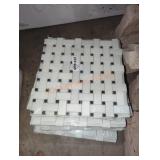 Greecian White Basketweave Tile