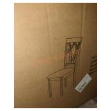 Baxton Studio 2 Chairs With Cushion in Grey