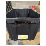 Quantity 2 HDX Toughshell Totes 27 Gallon