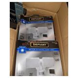 Defiant Motion Activated Flood Light, 4 Pack