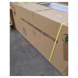 Acrylic Free Standing Bathtub White Approx 6 Ft