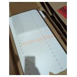 14" x 72" vertical panels white