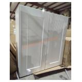 27"ï¿½12"ï¿½30"H White Wall Cabinet