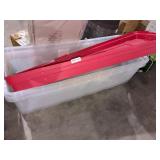 2 Sterilite Wheeled Storage Bins With Lids