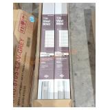 Box of (6) White 1" Vinyl Blinds, 33" W x 64" L