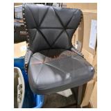 Stool Black with Back , Seat is Not attached