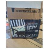 1 box of 4 lumbar pillow 20" x 12"