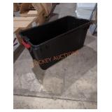 (4 Pack) Iris 82 Qt Storage Bin, Black