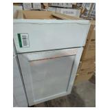 19" x 25" x 35" white cabinet base