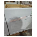 21" x 25" x 35" white cabinet base