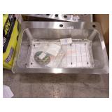 Glacier Bay Single Bowl Kitchen Sink, 33"