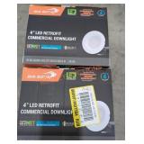 (2) 4" LED Retrofit Commercial Downlights