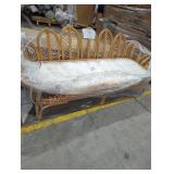 Natural Rattan Daybed w/ Cushion