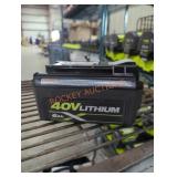 Ryobi 40v 6 ah battery