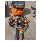 Ridgid 6 Gallon Air Compressor Corded & 3 Nailers
