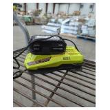 Ryobi 18v 4 ah battery and charger