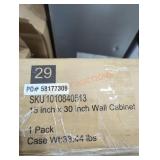 Avondale 15" W x 12" D x 30" H Plywood Wall