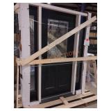 NEW COLUMBIA PICK UP Black/White Exterior Door