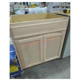 30" x 25" x 35" unfinished cabinet base