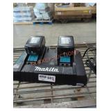 Makita 18v charger and 2 5 ah batteries