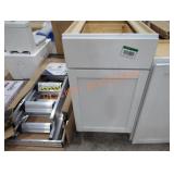 18"x 34" x 34.5" Kitchen Trash Can Cabinet